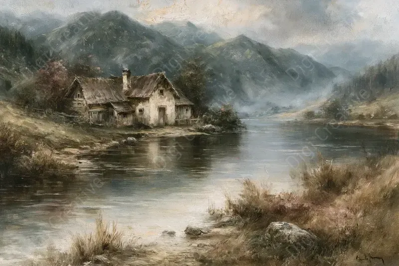 Masterful Countryside Oil Paintings