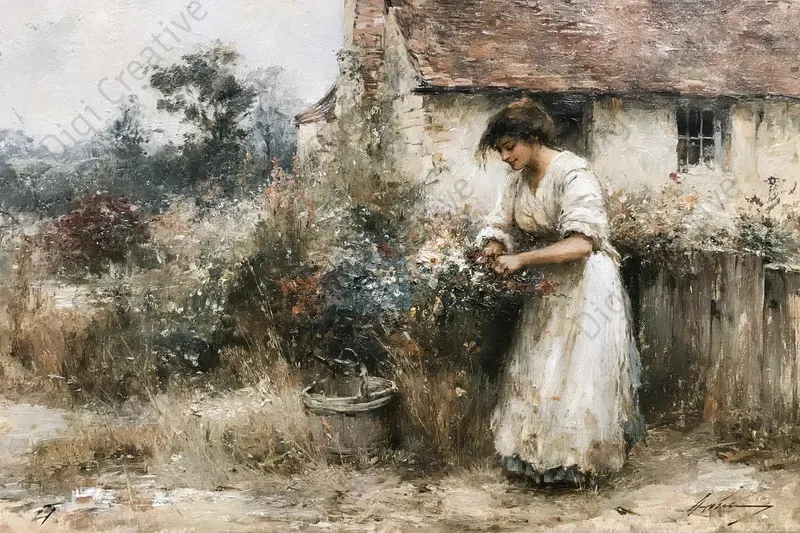 Masterful Countryside Oil Paintings