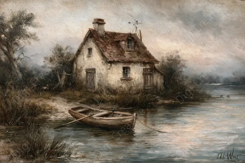 Masterful Countryside Oil Paintings
