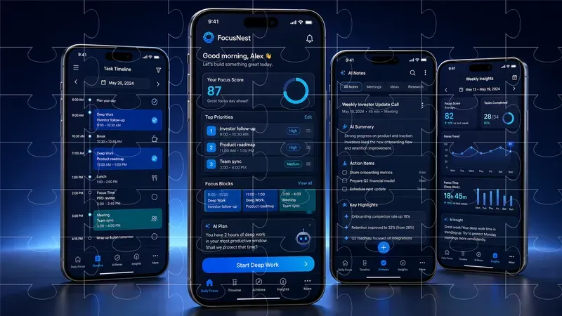 3D Mobile App UI Showcase Generator