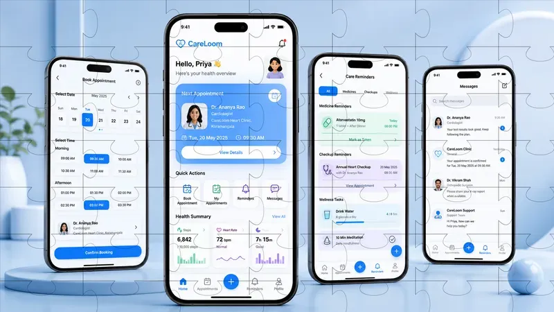 3D Mobile App UI Showcase Generator