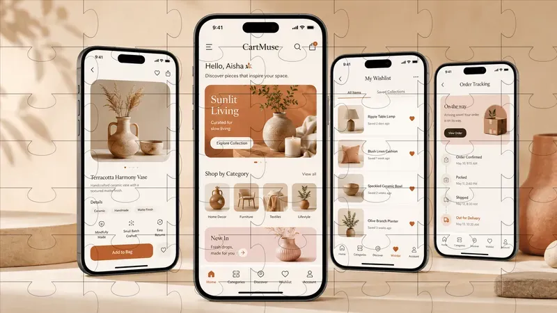 3D Mobile App UI Showcase Generator