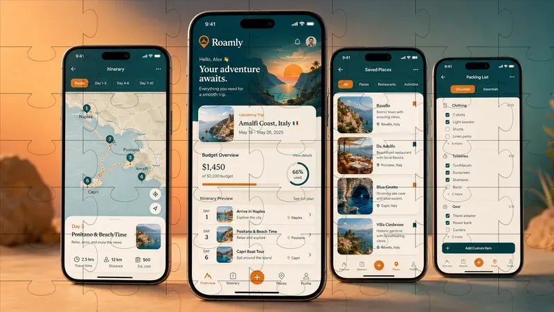 3D Mobile App UI Showcase Generator