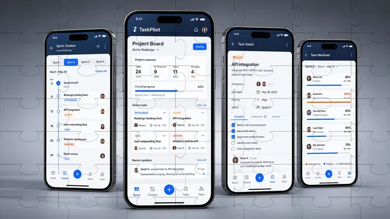 3D Mobile App UI Showcase Generator
