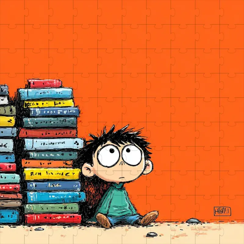 Whimsical Ink Cartoon Storybook Doodles