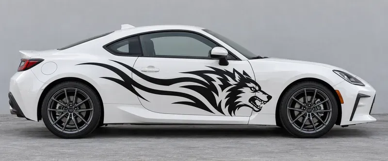 Animal Car Decal Mockups Tribal Vinyl