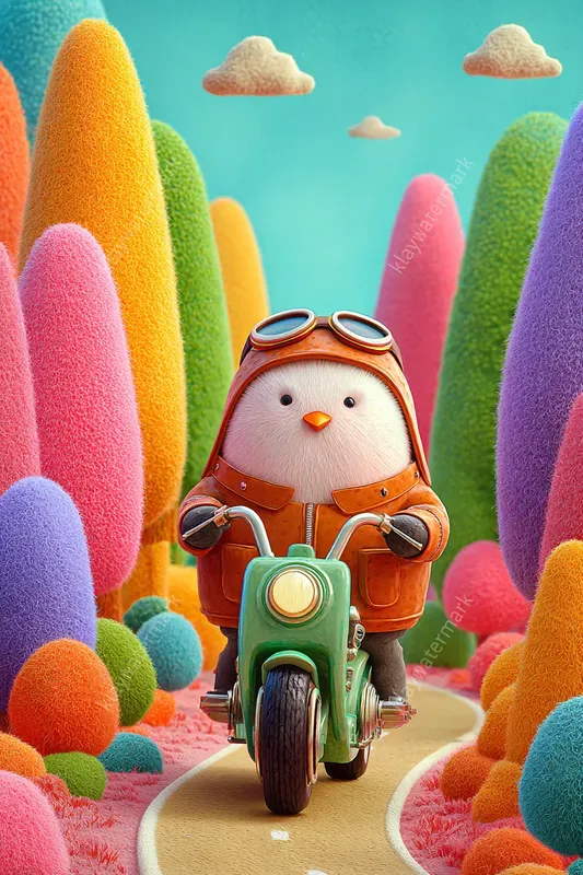 Cute Fuzzy World 3D Characters