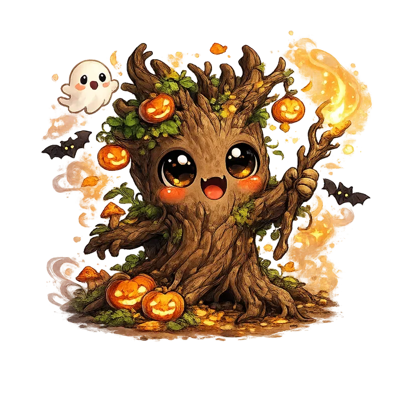 Cute Chibi Halloween Characters