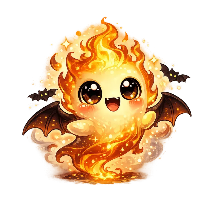 Cute Chibi Halloween Characters