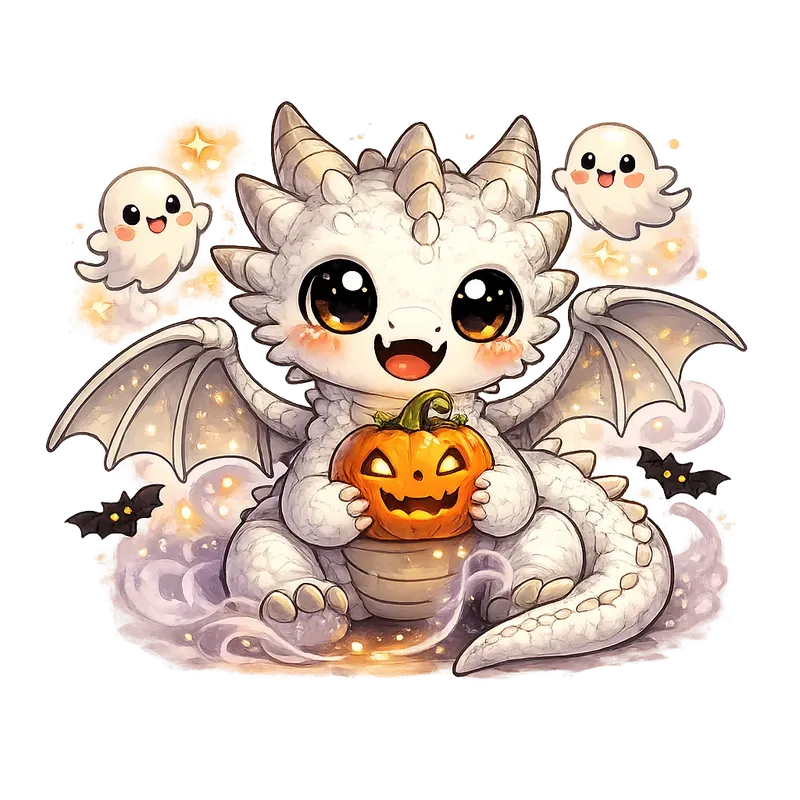 Cute Chibi Halloween Characters