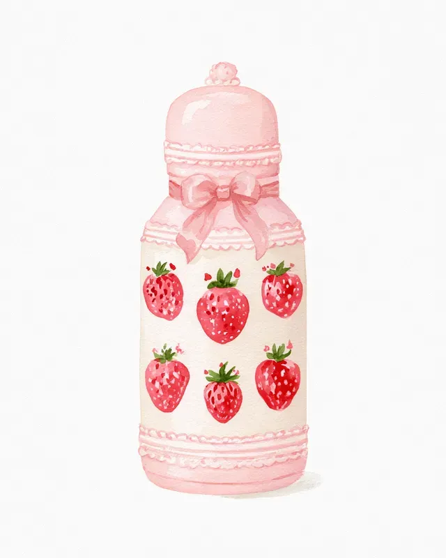Coquette Picnic Watercolor Clipart
