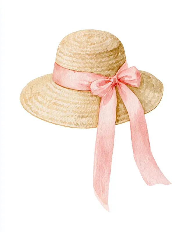 Coquette Picnic Watercolor Clipart