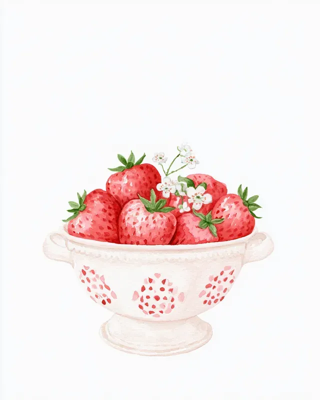 Coquette Picnic Watercolor Clipart