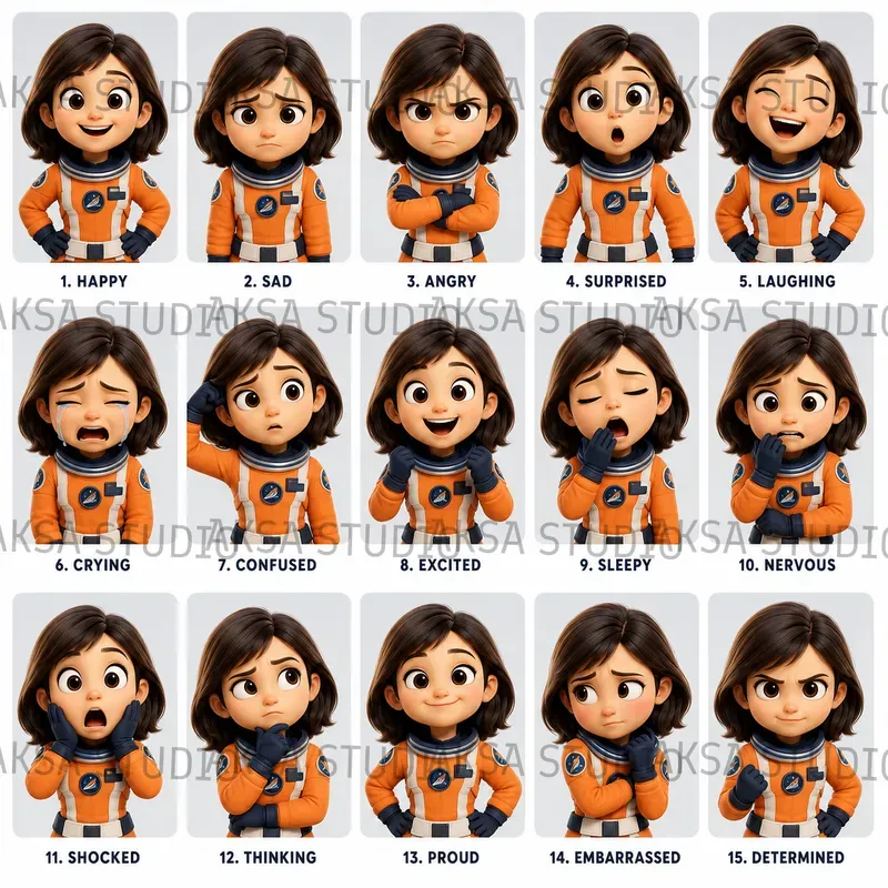 3D Expression Sheets