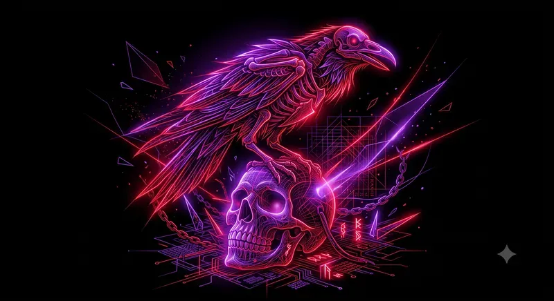 Cyberpunk Neon Vector Art