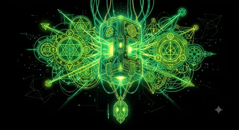 Cyberpunk Neon Vector Art