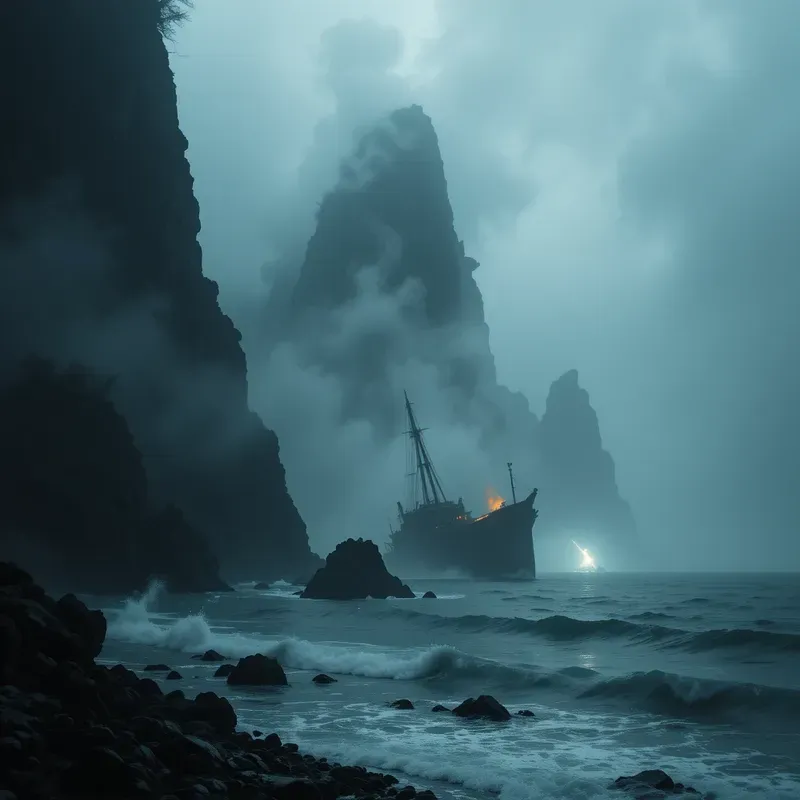 Mystic Fog Fantasy Scenes