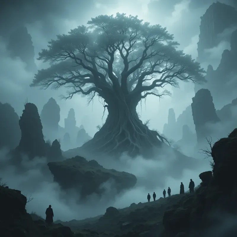 Mystic Fog Fantasy Scenes