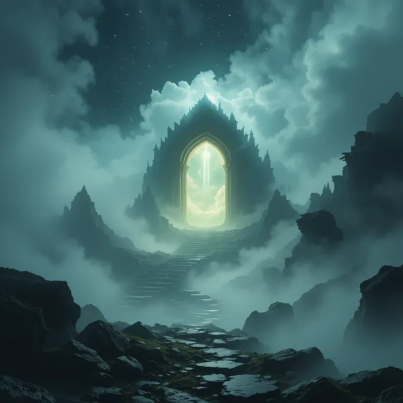 Mystic Fog Fantasy Scenes