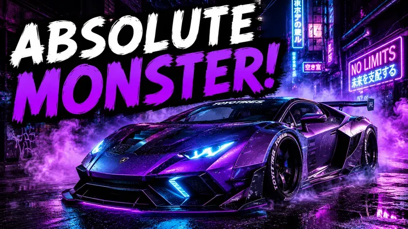 Luxury Supercar Thumbnail Kits