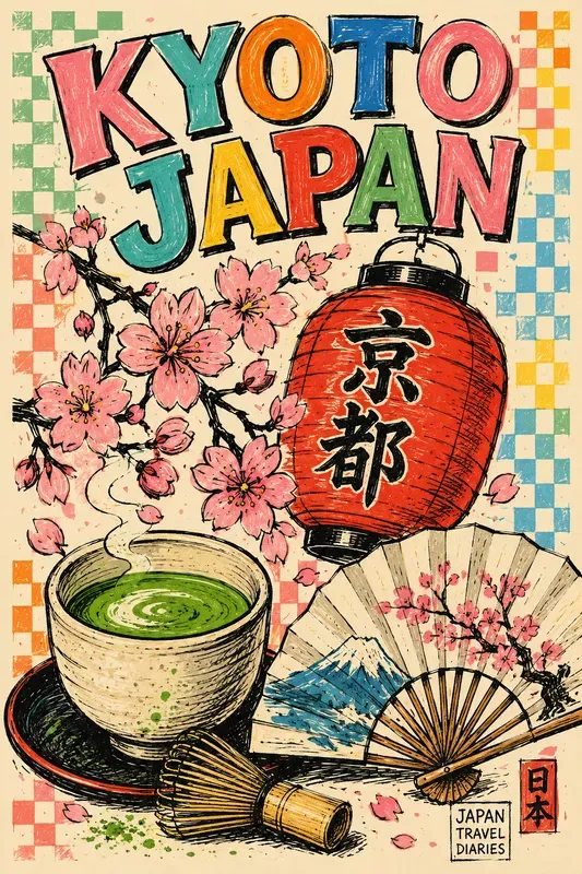 Retro Hand Drawn Travel Posters