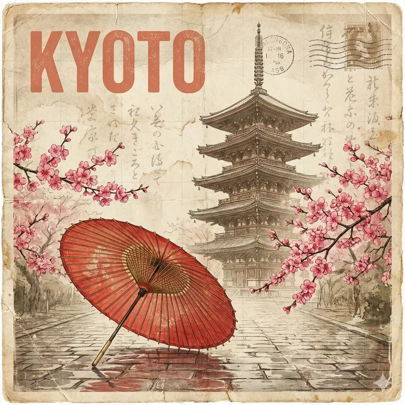 Vintage Travel Collage Art