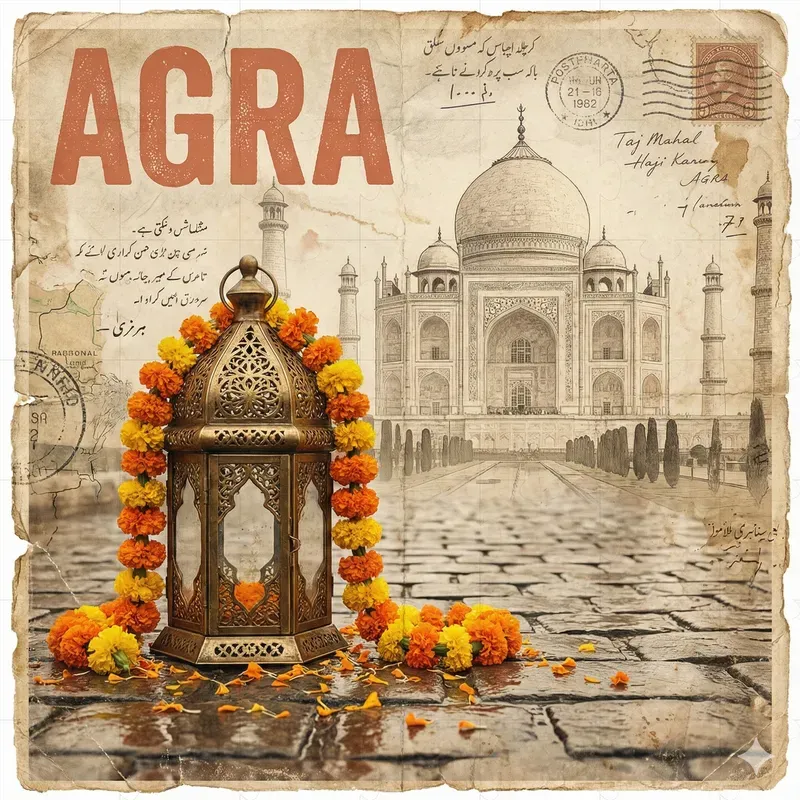 Vintage Travel Collage Art