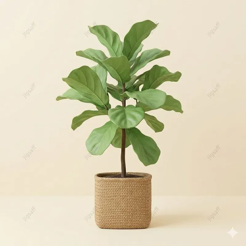 Minimalist 3D Clay Potted Plants