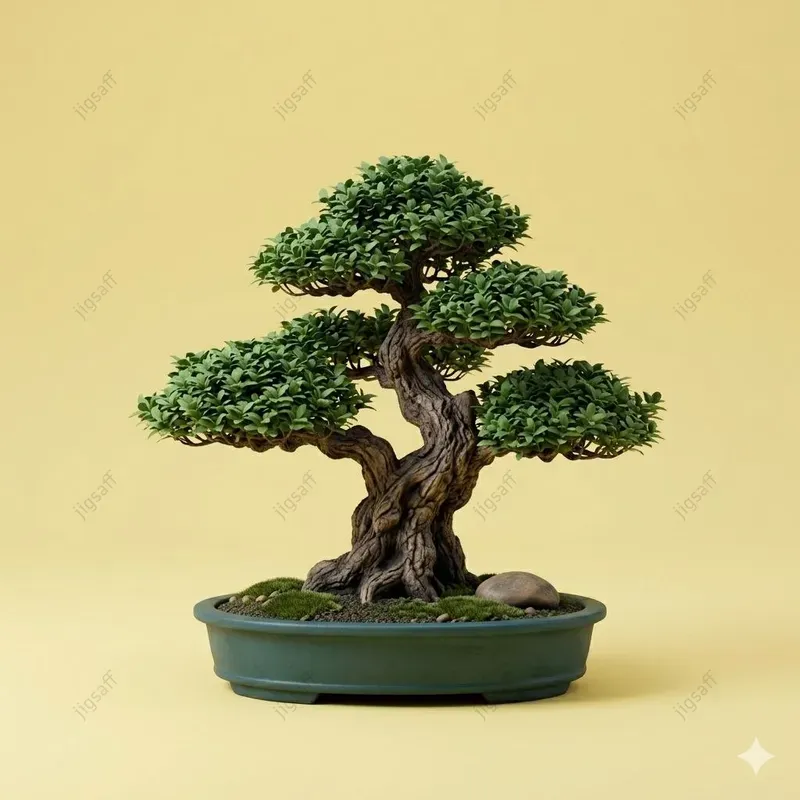 Minimalist 3D Clay Potted Plants