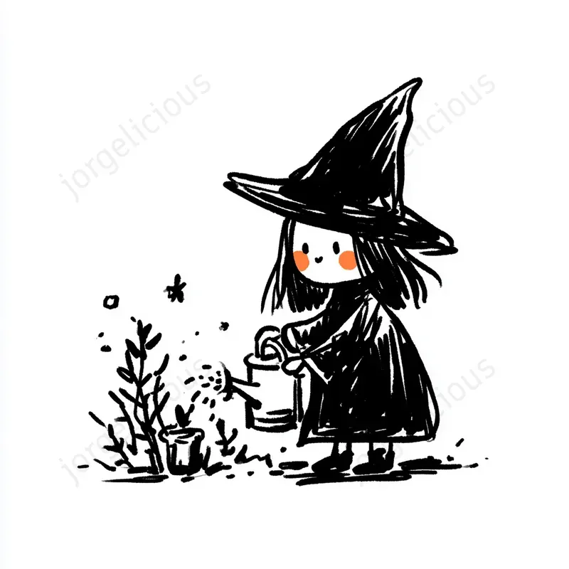 Cute Hand Drawn Doodle Art