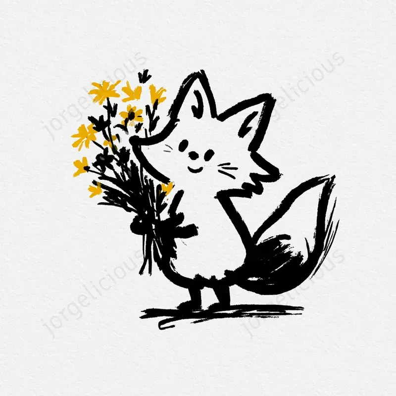 Cute Hand Drawn Doodle Art