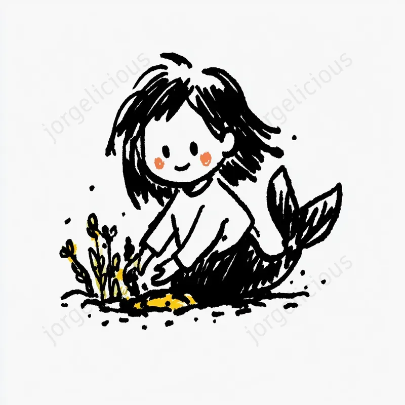 Cute Hand Drawn Doodle Art