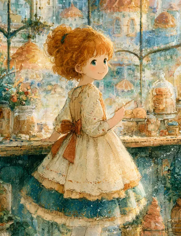 Lofi Anime Child Fantasy Illustrations