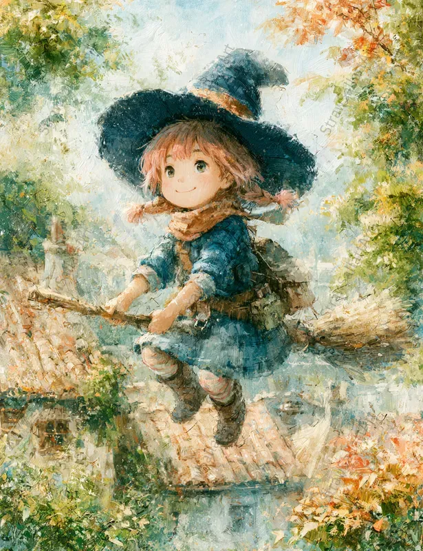 Lofi Anime Child Fantasy Illustrations