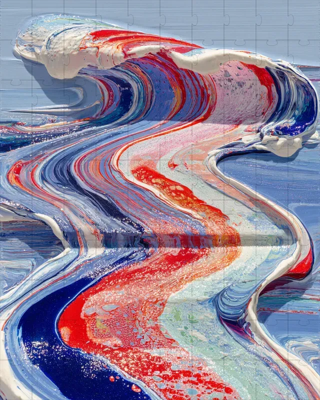 Oil Impasto Swirl Hyperreal Dream