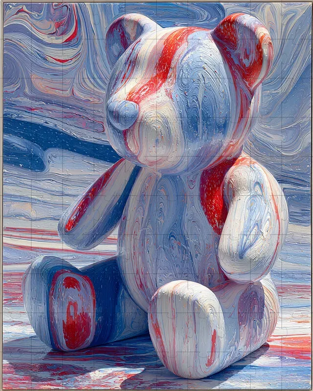 Oil Impasto Swirl Hyperreal Dream