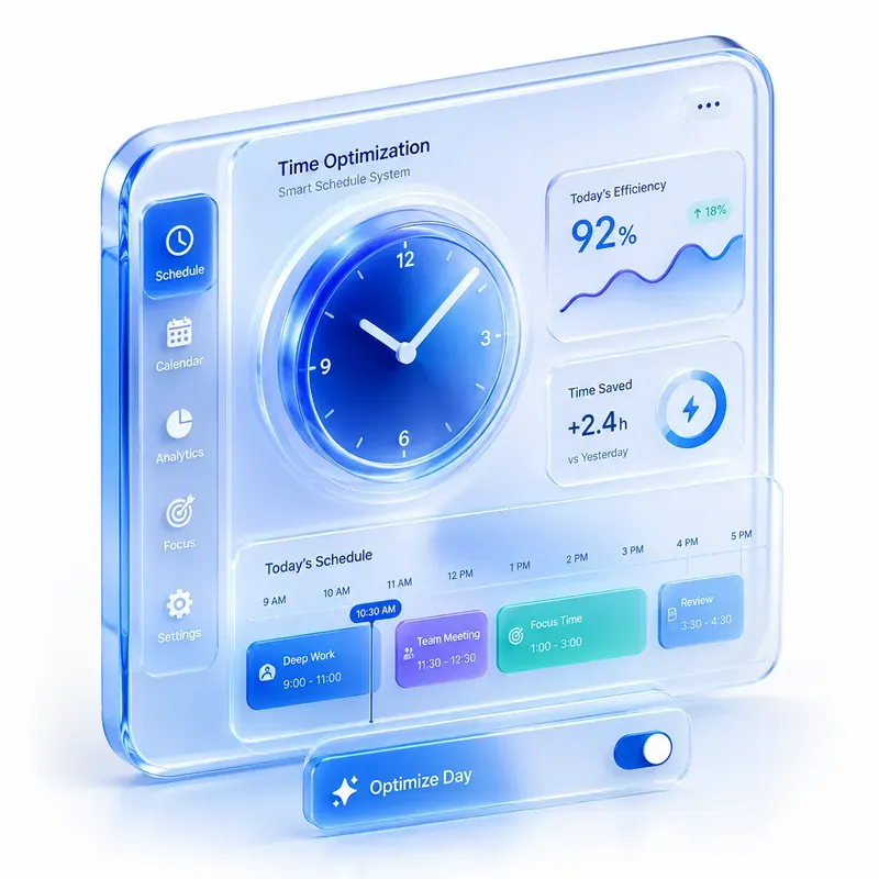 Premium Blue Glass UI Icons Sets