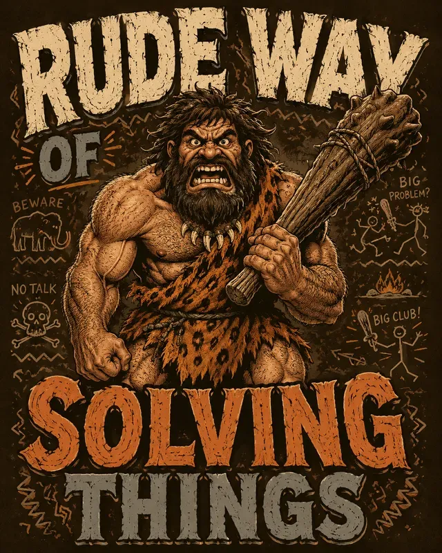 Savage Stone Age Vintage Tee Designs