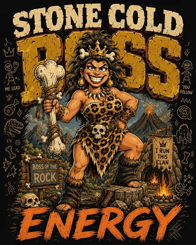 Savage Stone Age Vintage Tee Designs