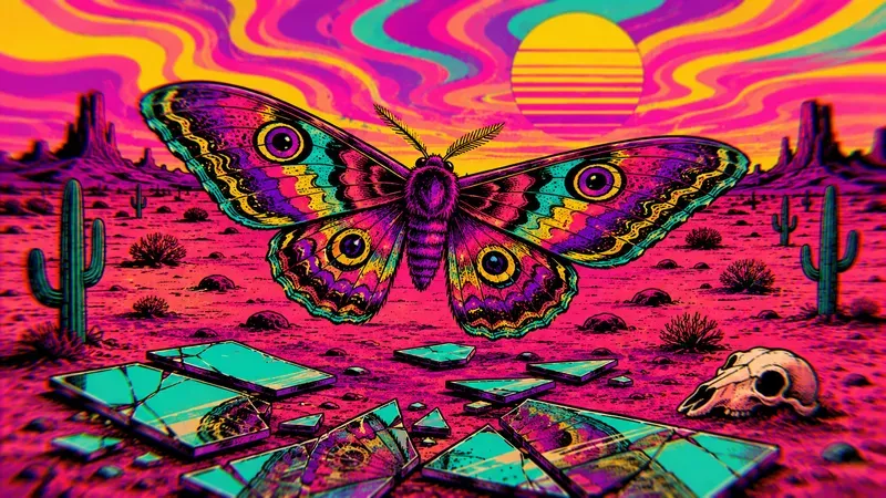 Psychedelic Pop Art Scenes