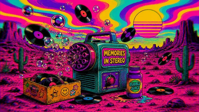 Psychedelic Pop Art Scenes