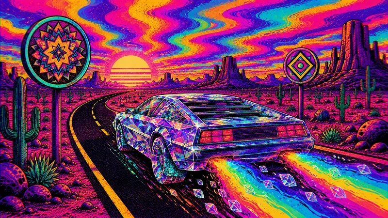 Psychedelic Pop Art Scenes
