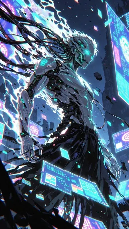 Cyber Undead Anime Stylized