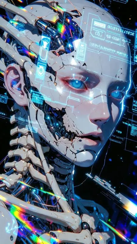 Cyber Undead Anime Stylized