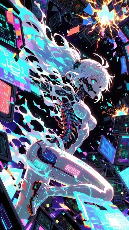 Cyber Undead Anime Stylized