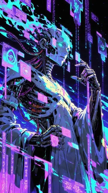 Cyber Undead Anime Stylized