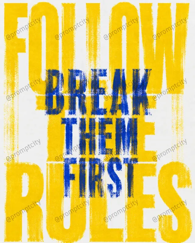 Deconstructed Ink Typography