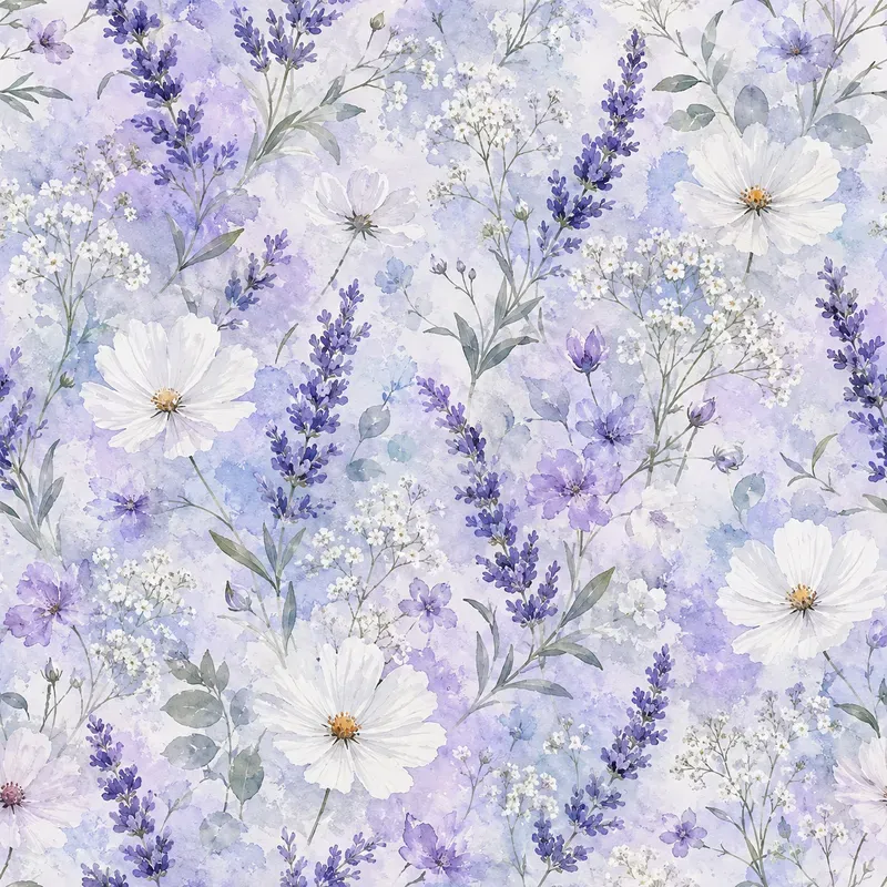 Romantic Florals Seamless Patterns