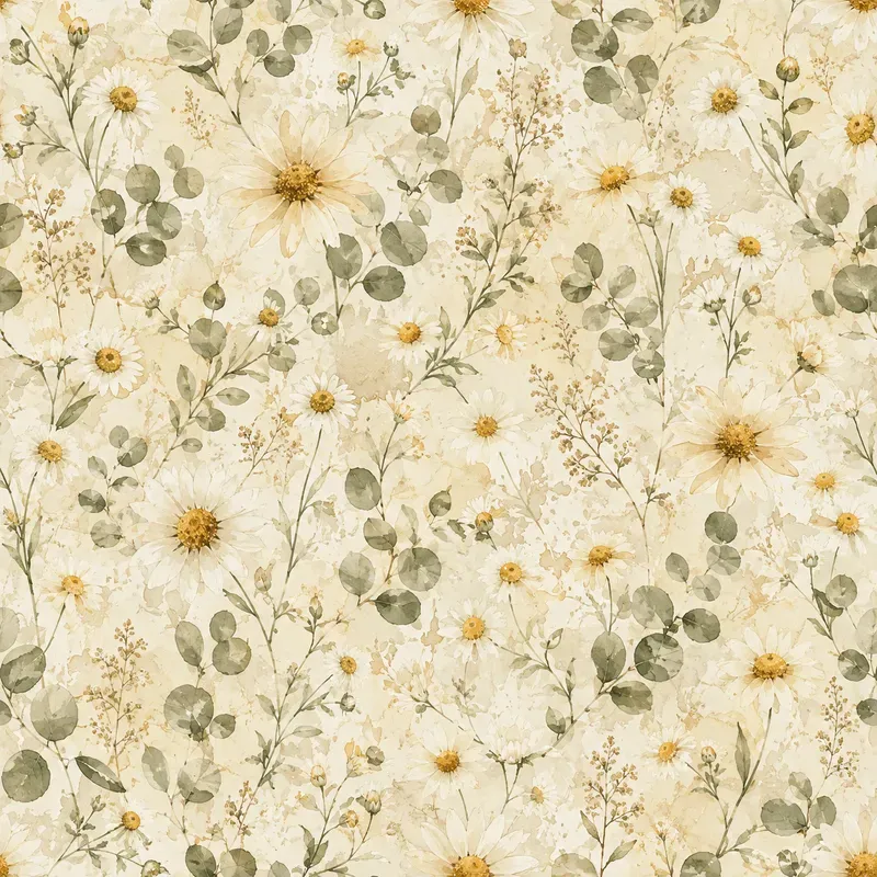 Romantic Florals Seamless Patterns