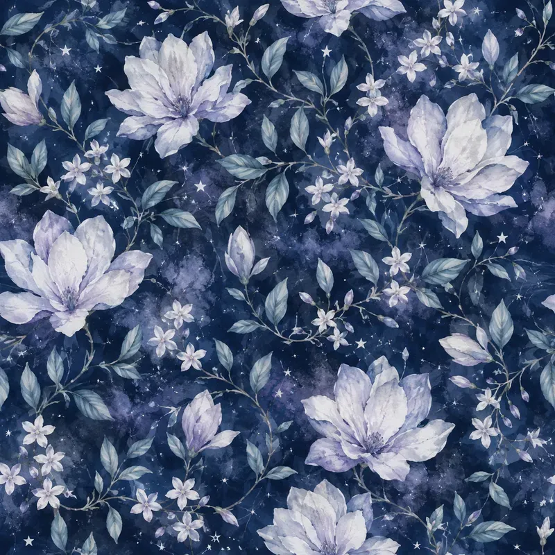 Romantic Florals Seamless Patterns